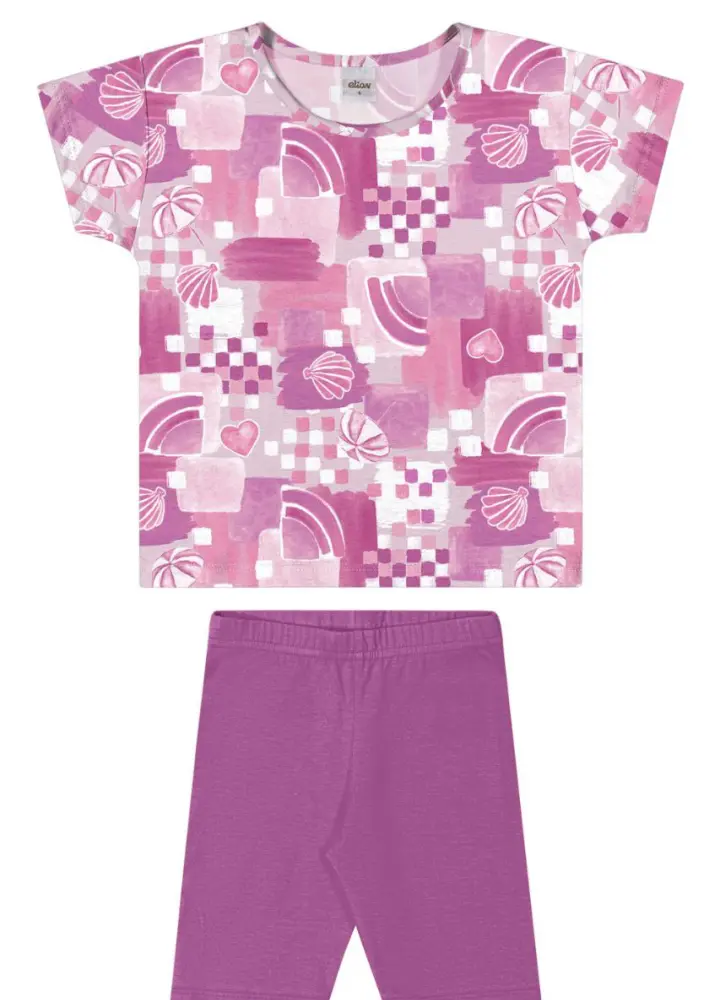 Conjunto remera y ciclista